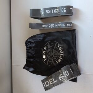 Iron Infidel weight bands and bag